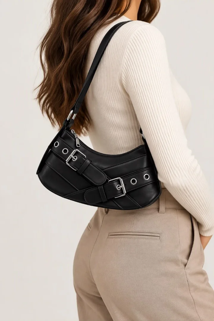 Mini Bag 3 Hebilllas Cruzadas - Imagen 7