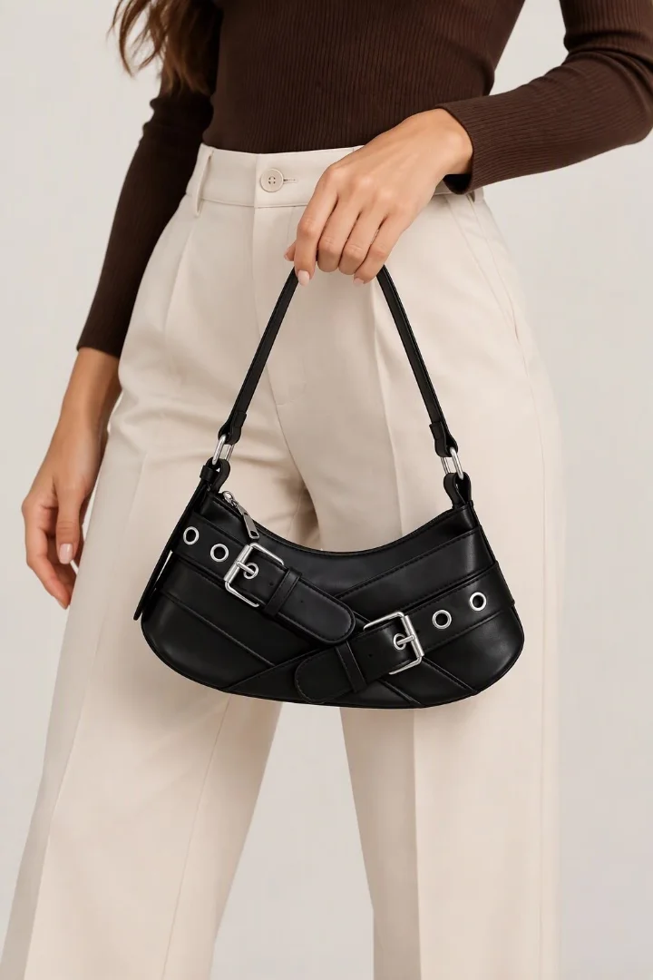 Mini Bag 3 Hebilllas Cruzadas - Imagen 8