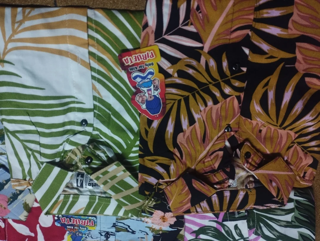 Camisa Fibrana Hawaiana Niño - Imagen 2