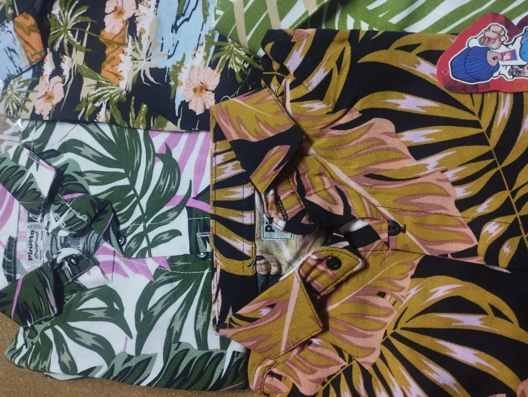 Camisa Fibrana Hawaiana Niño - Imagen 6