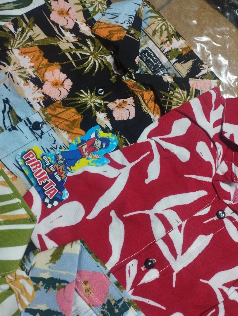 Camisa Fibrana Hawaiana Niño - Imagen 9