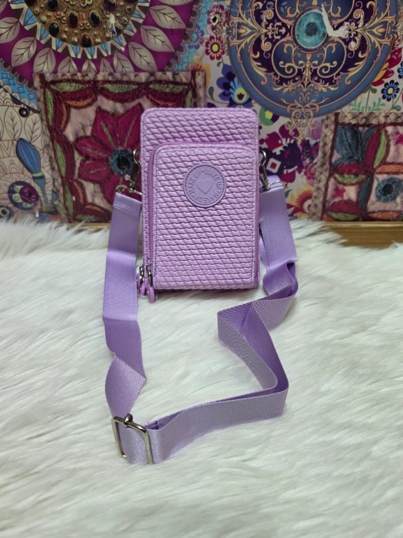Porta Celular de Cuero Pu Excelente Calidad con Tira Larga Regulable y Desmontable - Imagen 2