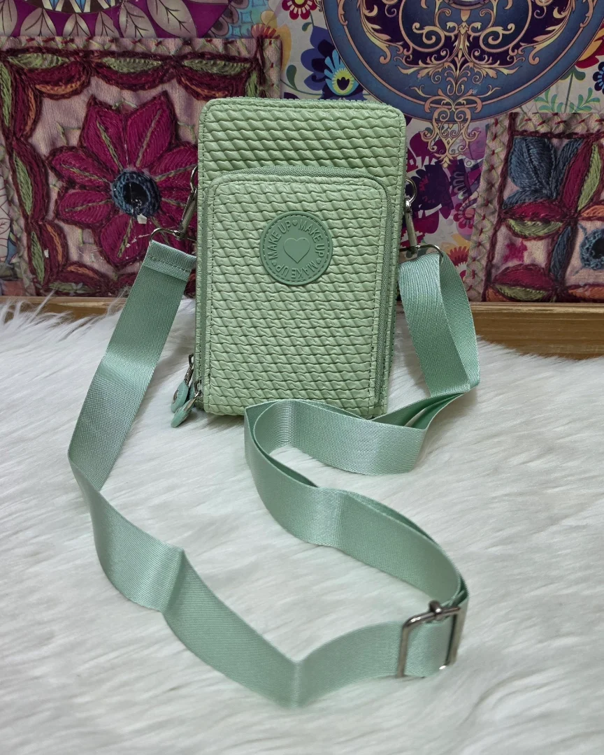 Porta Celular de Cuero Pu Excelente Calidad con Tira Larga Regulable y Desmontable - Imagen 6