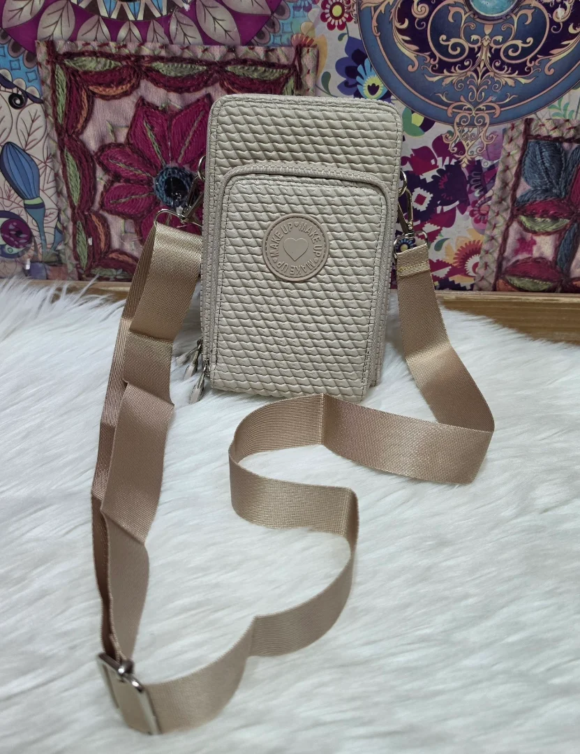 Porta Celular de Cuero Pu Excelente Calidad con Tira Larga Regulable y Desmontable - Imagen 7