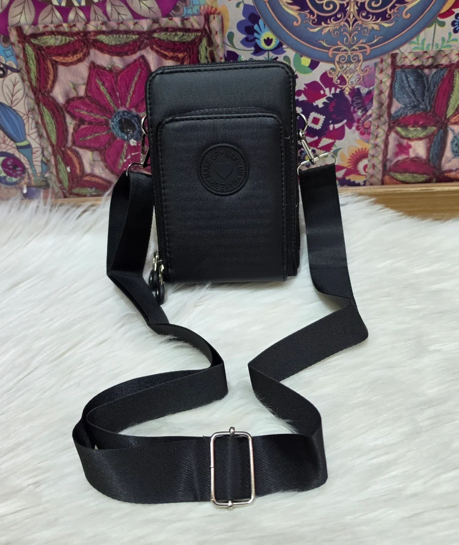 Porta Celular de Cuero Pu Excelente Calidad con Tira Larga Regulable y Desmontable - Imagen 2