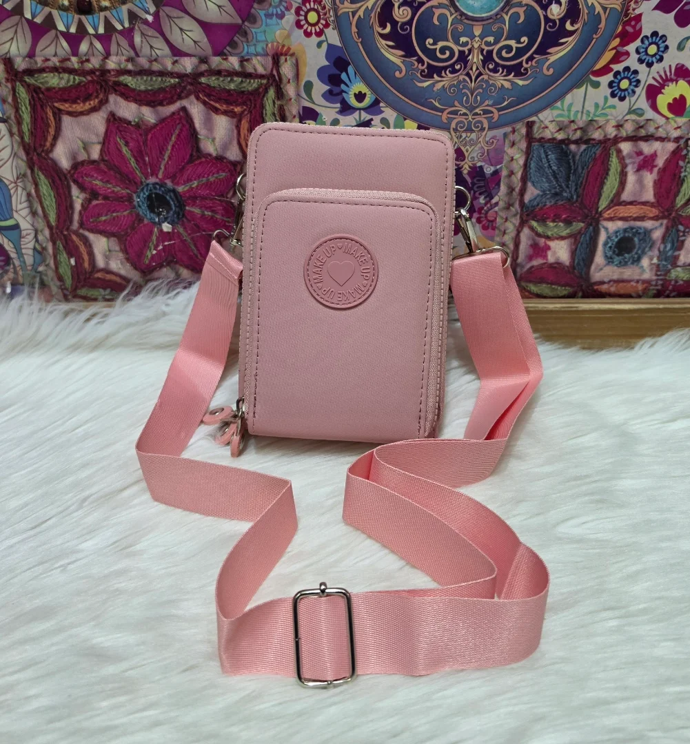 Porta Celular de Cuero Pu Excelente Calidad con Tira Larga Regulable y Desmontable - Imagen 6