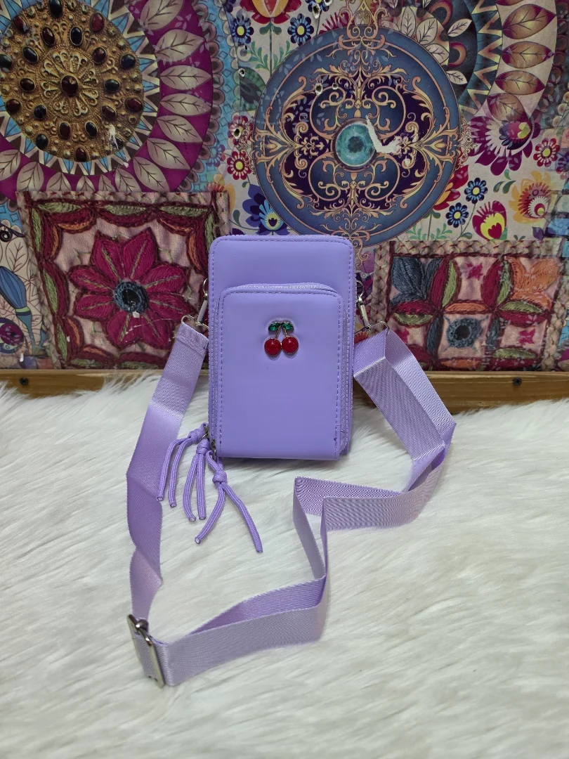 Porta Celular de Cuero Pu Excelente Calidad con Tira Larga Regulable y Desmontable - Imagen 4