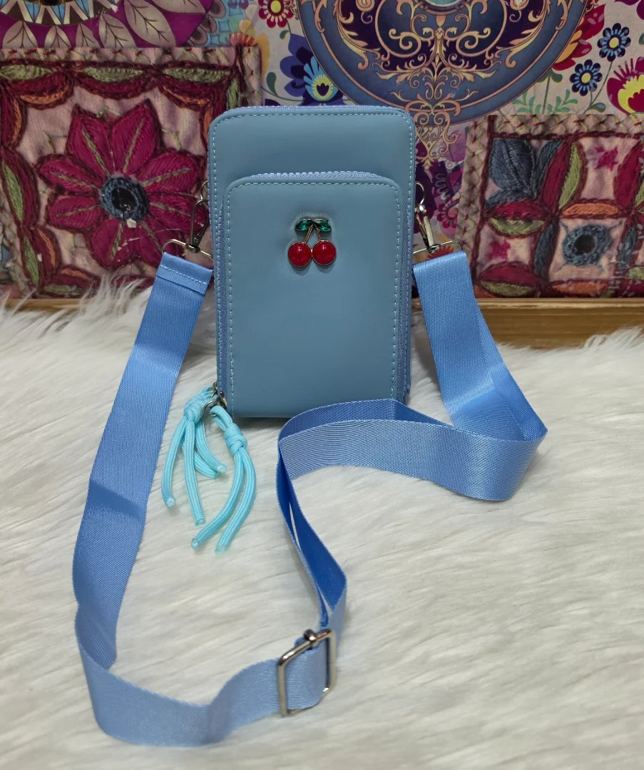 Porta Celular de Cuero Pu Excelente Calidad con Tira Larga Regulable y Desmontable - Imagen 6