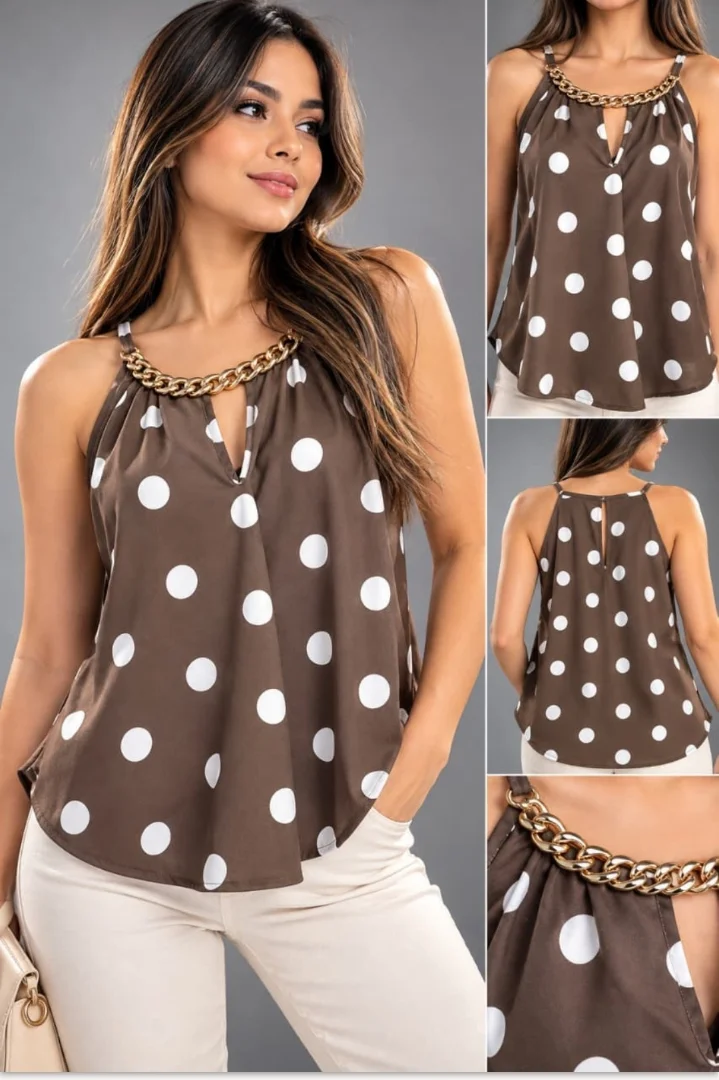 Blusa Remera Cuello Collar - Imagen 4