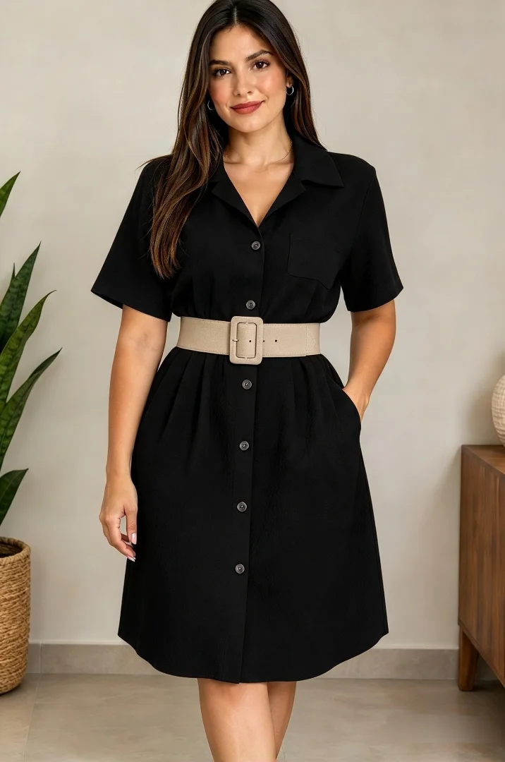 Vestido Camisa Mujer - Imagen 2