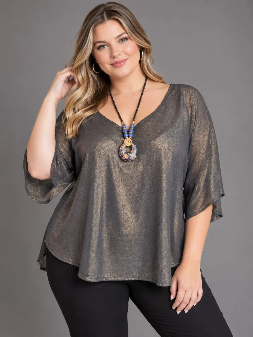 Blusa con Volado en la Manga - Imagen 1