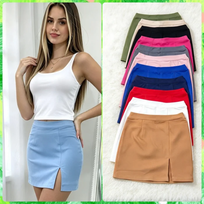Pollera de Bengalina Elastizada