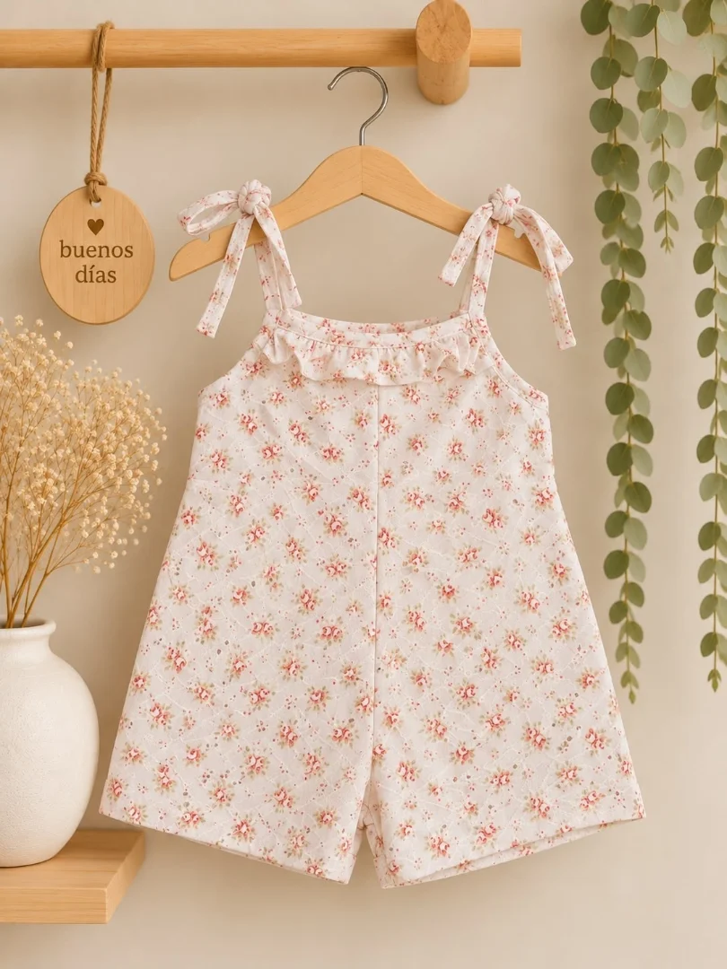 Monito Flores Broderi - Imagen 1