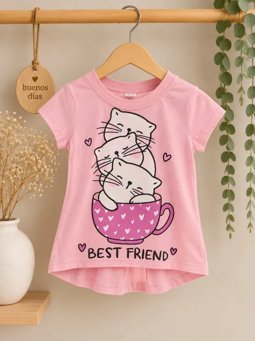 Remera Estampada Modal Viscosa