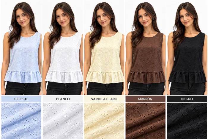 Musculosa Brodery Volados