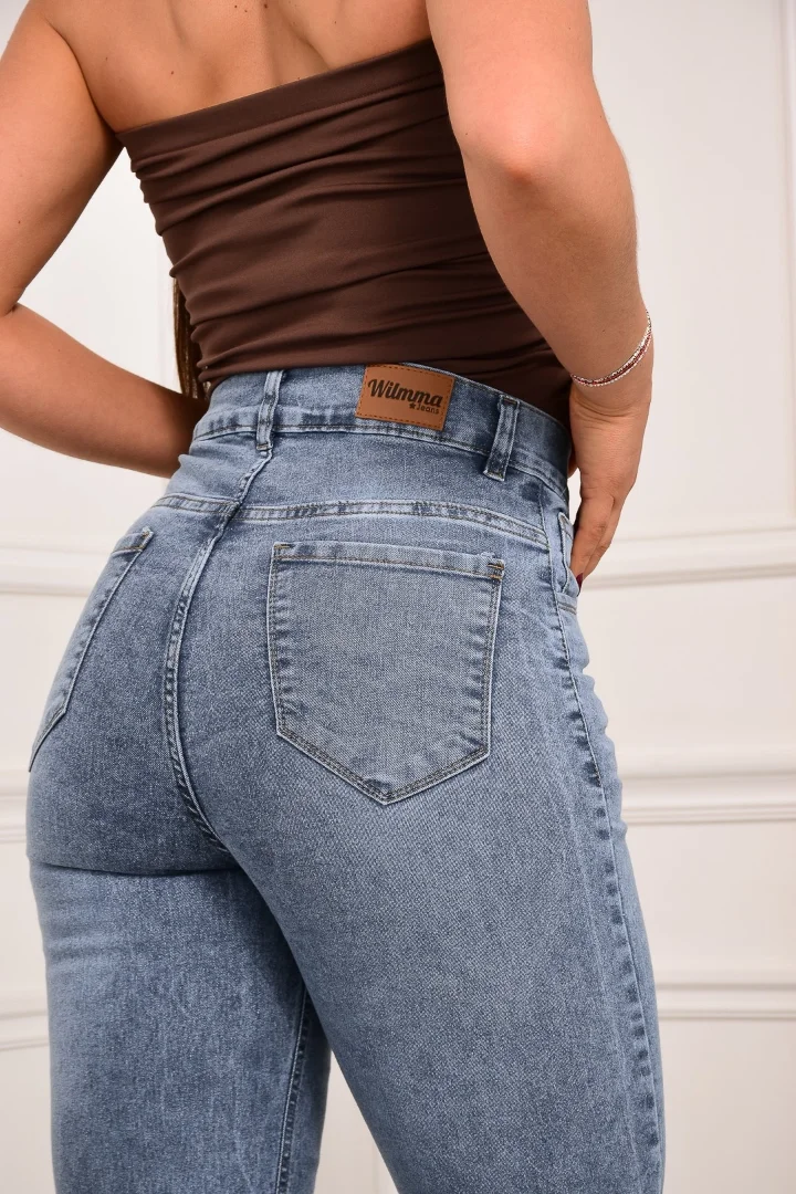 Wide Leg Elastizado Tiro Alto - Imagen 3