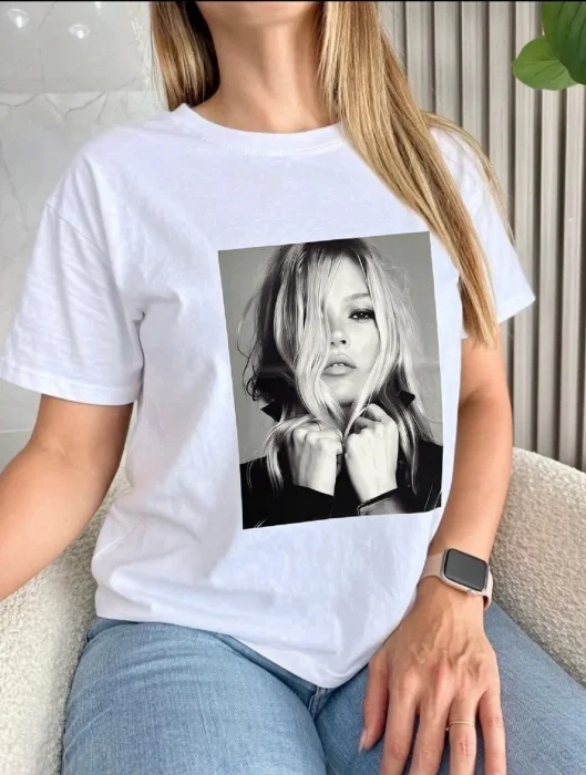 Remera Estampado Chica Hermosa Algodón