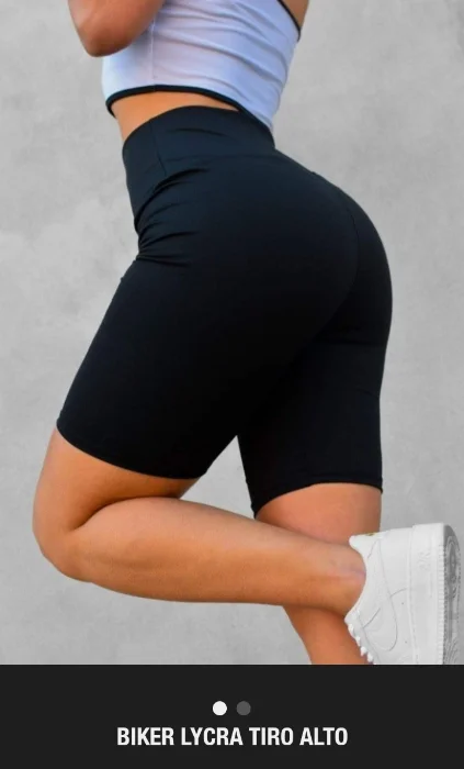 Biker Lycra Negro