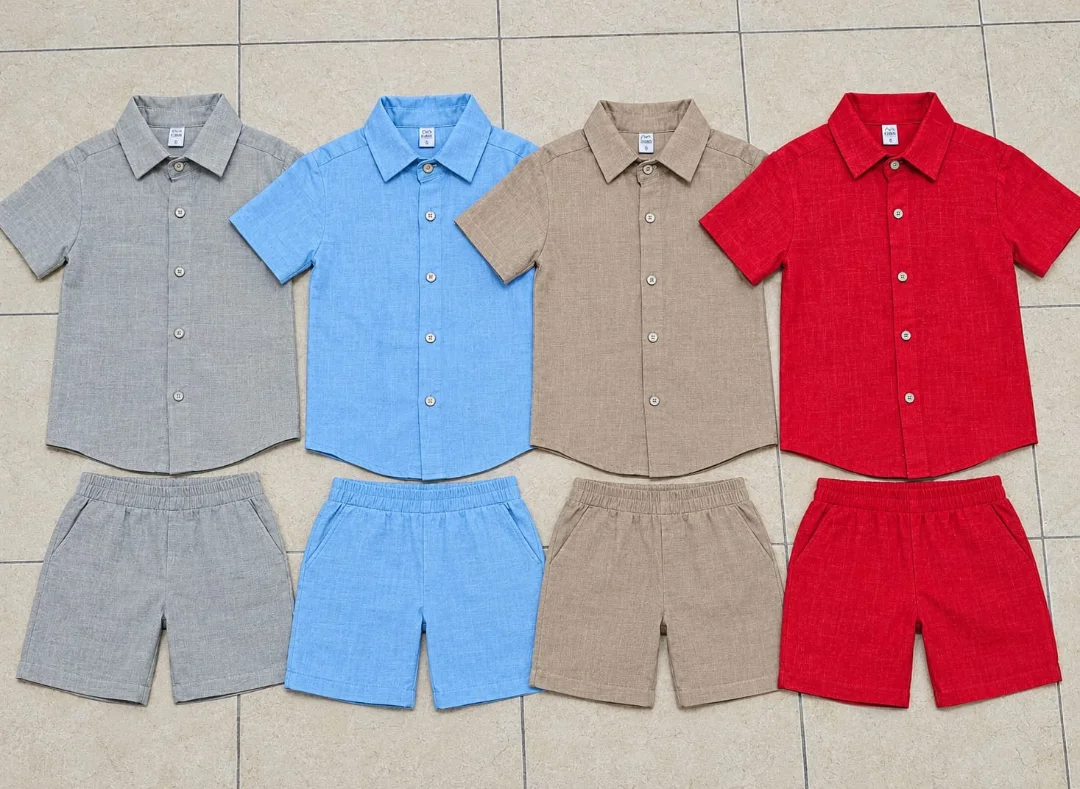 Conjuntos Lino Shorts Más Camisa - Imagen 2