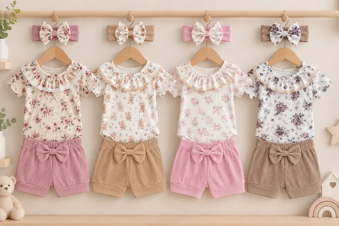 Conjunto 3 Piezas:flor