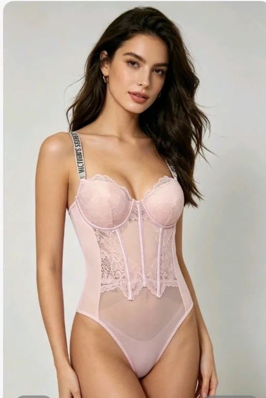 Body Encaje con Breteles con Stras - Imagen 2