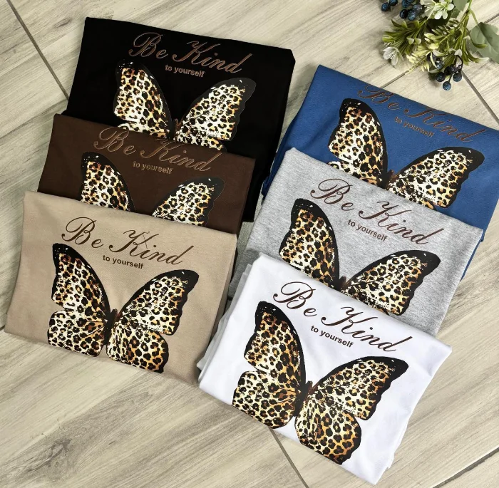 Remera Estampado Mariposa Print Algodón