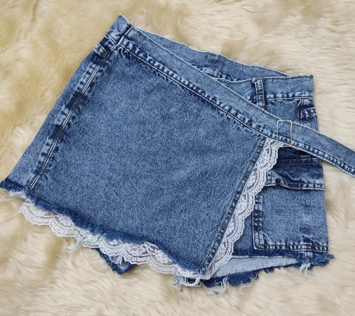 Short Pollera Jean