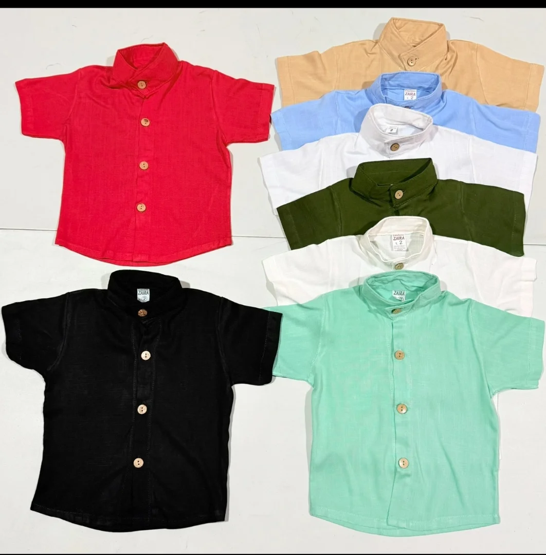 Camisa de Lino Bebé - Imagen 1