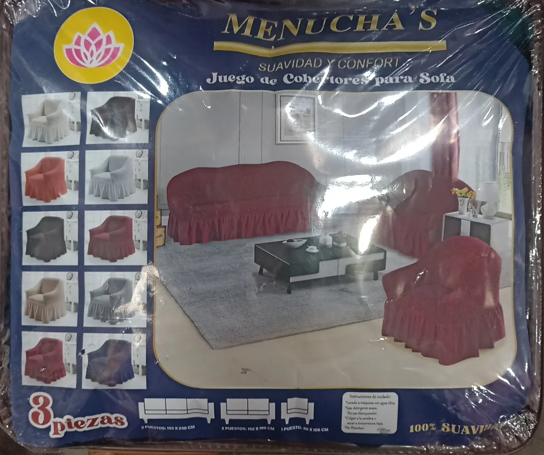 Juego de Cobertores para Sofá de 3 Piezas - Imagen 1