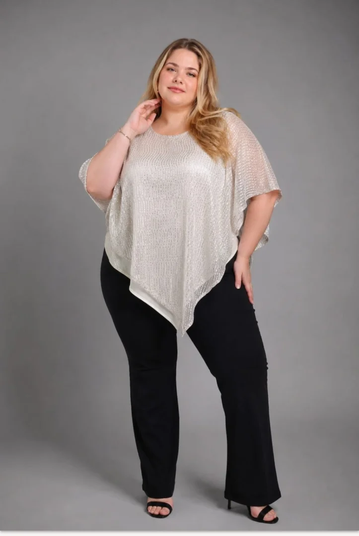 Poncho con Brillos - Imagen 1