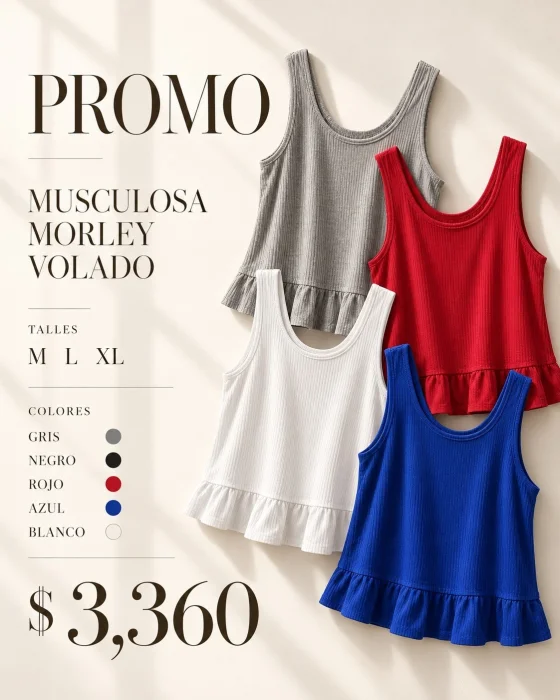 Promo Musculosa  Morley