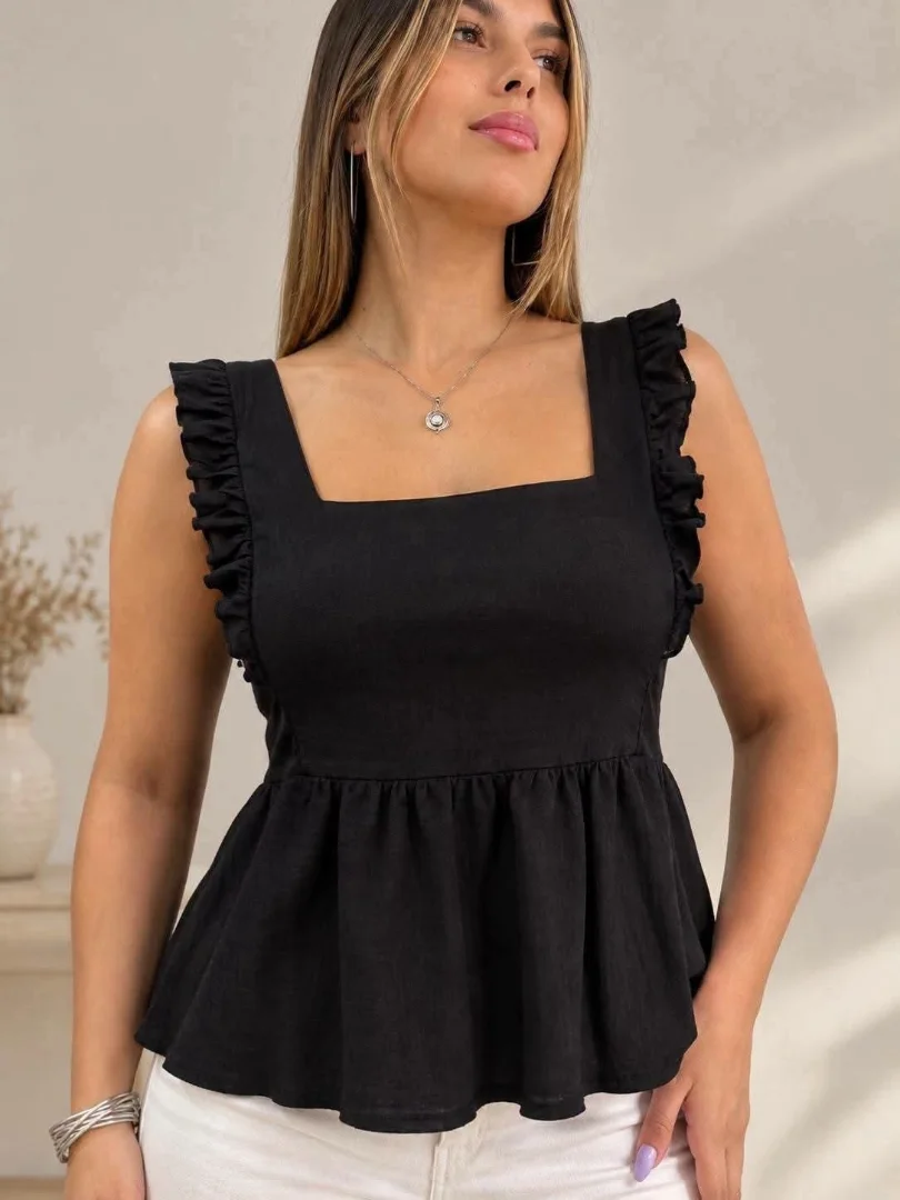 Musculosa de Lino - Imagen 3