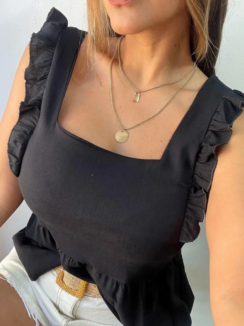 Musculosa de Lino - Imagen 4