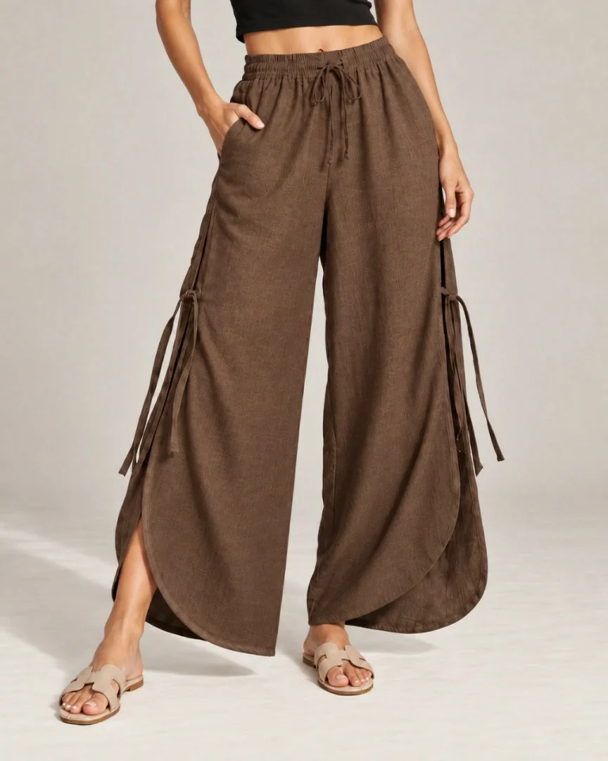 Pantalon de Lino para Atar Capi" - Imagen 1