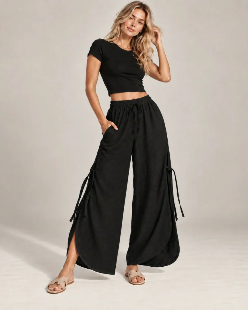 Pantalon de Lino para Atar Capi" - Imagen 2