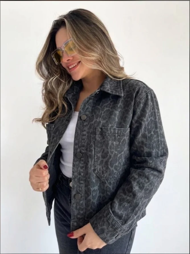 Chaqueta Animal Print - Imagen 1