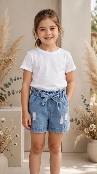 Short con Rotura Importado, Nena