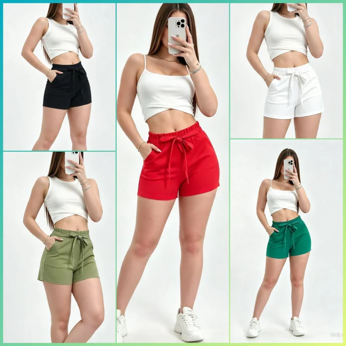 Shorts Lazo Bengalina Elastizada que