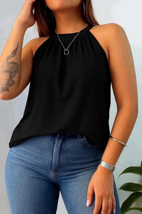 Musculosa de Lino Americana