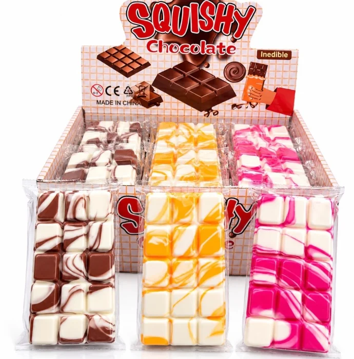 Squishy Chocolate Bicolor  X Caja