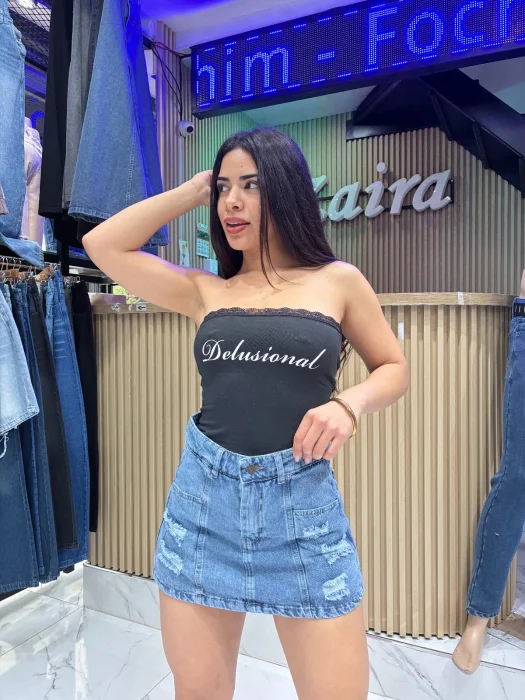 Short Pollera Nevado Roto R