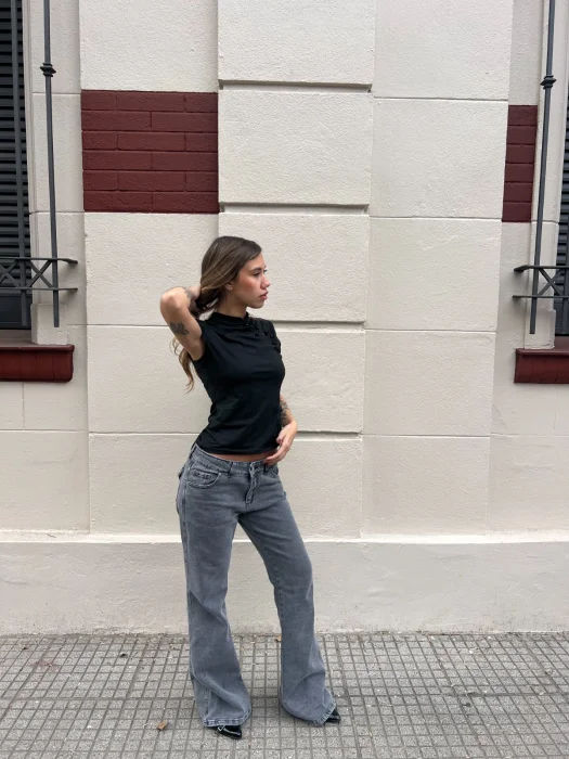 Oxford Semi Elastizado Gris Tapa