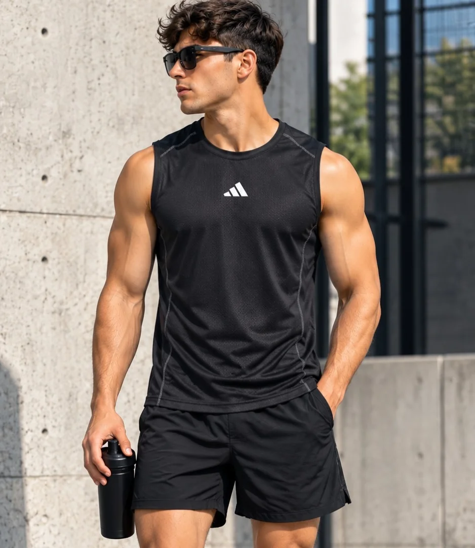 Musculosa Dry Fit Estampada - Imagen 1
