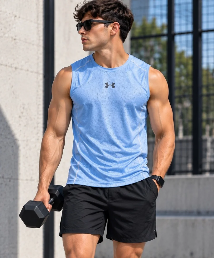 Musculosa Dry Fit Estampada Deportiva - Imagen 1