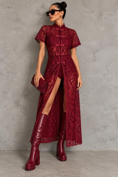 Kimono Encaje