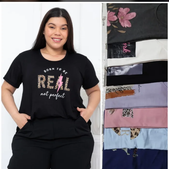 Remeras de Modal C/estampado Especial
