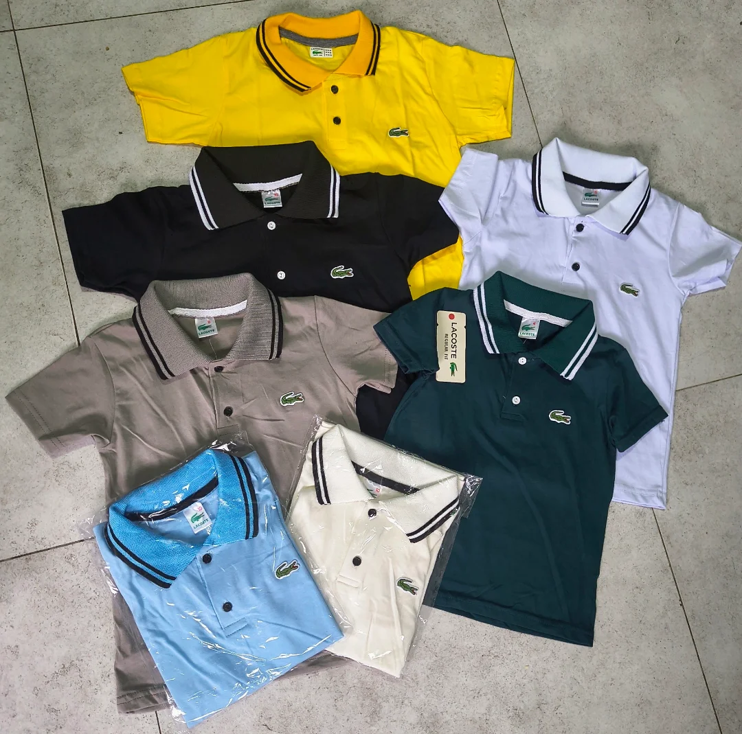 Chombas Lacoste (algodón Peinado) Niños - Imagen 2