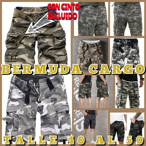 Bermuda Cargo Camuflada