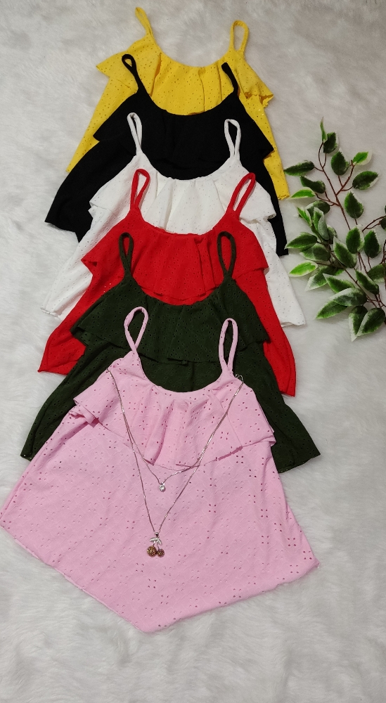 Musculosa Broderie Elastizada - Imagen 3