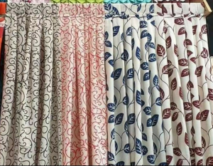 Cortina Madras Estampada